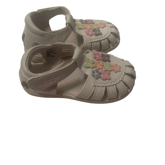 Okie Dokie Floral Sandals Toddler Girl size 7 - Picture 5 of 6